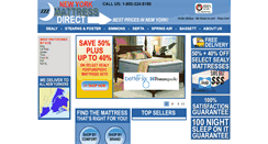 Desktop Screenshot of newyorkmattressdirect.com